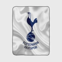 Premier League Soccer Club Tottenham Logo Fleece Blanket 1