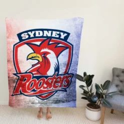 Professional Austrian Rugby Team Sydney Roosters Fleece Blanket
