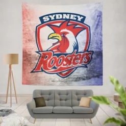 Professional Austrian Rugby Team Sydney Roosters Tapestry