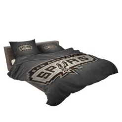 Professional Basketball Club San Antonio Spurs Logo Bedding Set 2