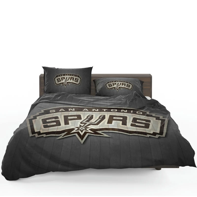 Professional Basketball Club San Antonio Spurs Logo Bedding Set