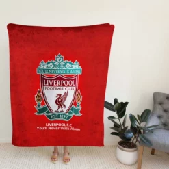 Professional England Soccer Club Liverpool FC Fleece Blanket