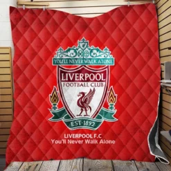 Professional England Soccer Club Liverpool FC Quilt Blanket