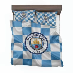 Professional English Football Club Manchester City Logo Bedding Set 1