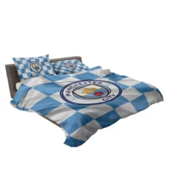 Professional English Football Club Manchester City Logo Bedding Set 2