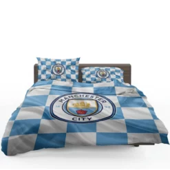 Professional English Football Club Manchester City Logo Bedding Set