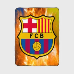 Professional Football Club FC Barcelona Fleece Blanket 1