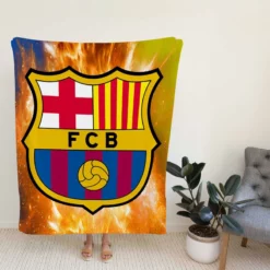 Professional Football Club FC Barcelona Fleece Blanket