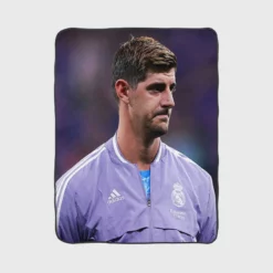 Professional Football Thibaut Courtois Fleece Blanket 1