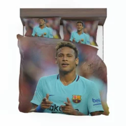 Professional Footballer Player Neymar Bedding Set 1