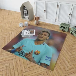 Professional Footballer Player Neymar Rug 1