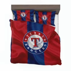 Professional MLB Texas Rangers Logo Bedding Set 1