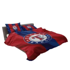 Professional MLB Texas Rangers Logo Bedding Set 2
