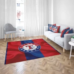 Professional MLB Texas Rangers Logo Rug 2