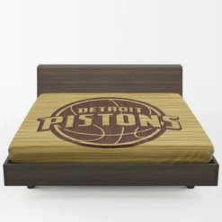 Professional NBA Basketball Club Detroit Pistons Fitted Sheet 1