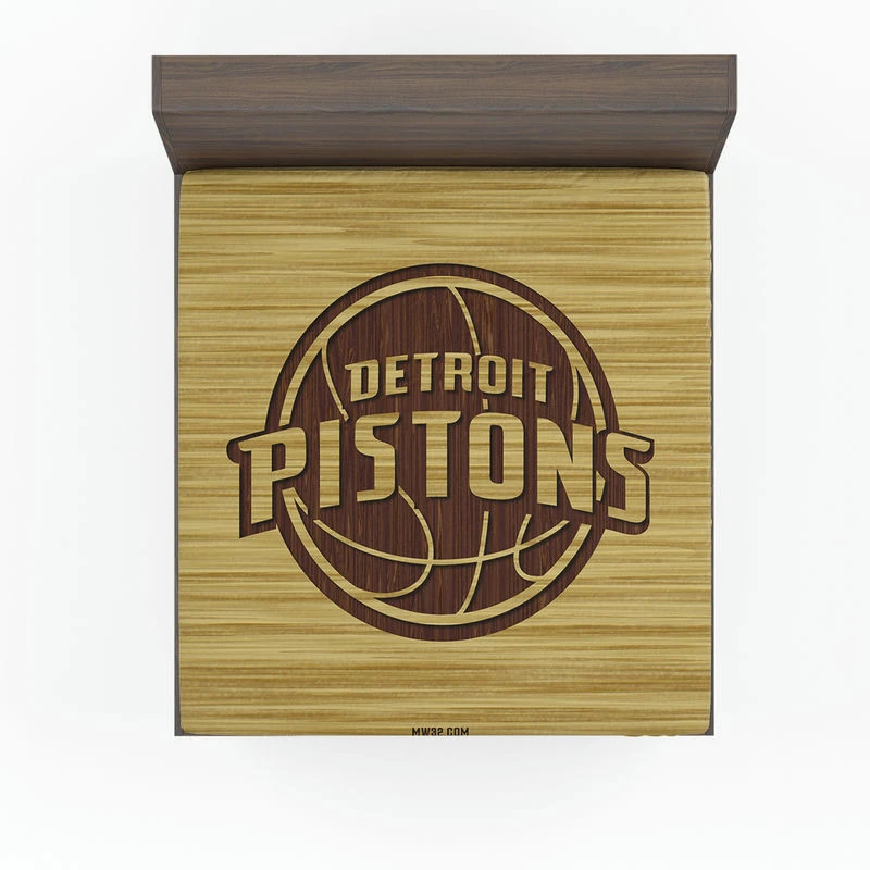Professional NBA Basketball Club Detroit Pistons Fitted Sheet