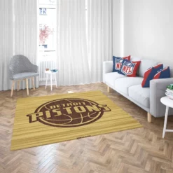 Professional NBA Basketball Club Detroit Pistons Rug 2