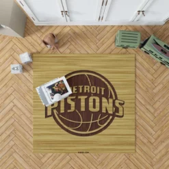 Professional NBA Basketball Club Detroit Pistons Rug