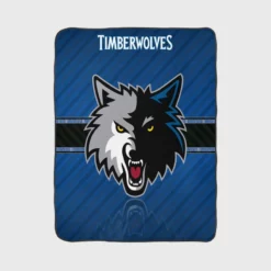 Professional NBA Basketball Club Minnesota Timberwolves Fleece Blanket 1