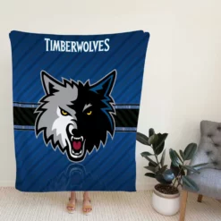 Professional NBA Basketball Club Minnesota Timberwolves Fleece Blanket