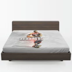 Professional NBA Basketball Player Derrick Rose Fitted Sheet 1