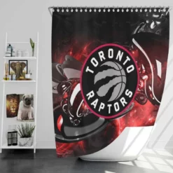Professional NBA Toronto Raptors Shower Curtain