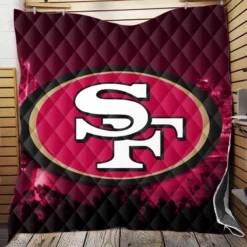 Professional NFL Club San Francisco 49ers Quilt Blanket