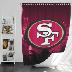 Professional NFL Club San Francisco 49ers Shower Curtain