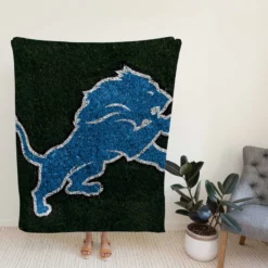 Professional NFL Team Detroit Lions Fleece Blanket