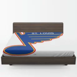 Professional NHL Hockey Club St louis Blues Fitted Sheet 1