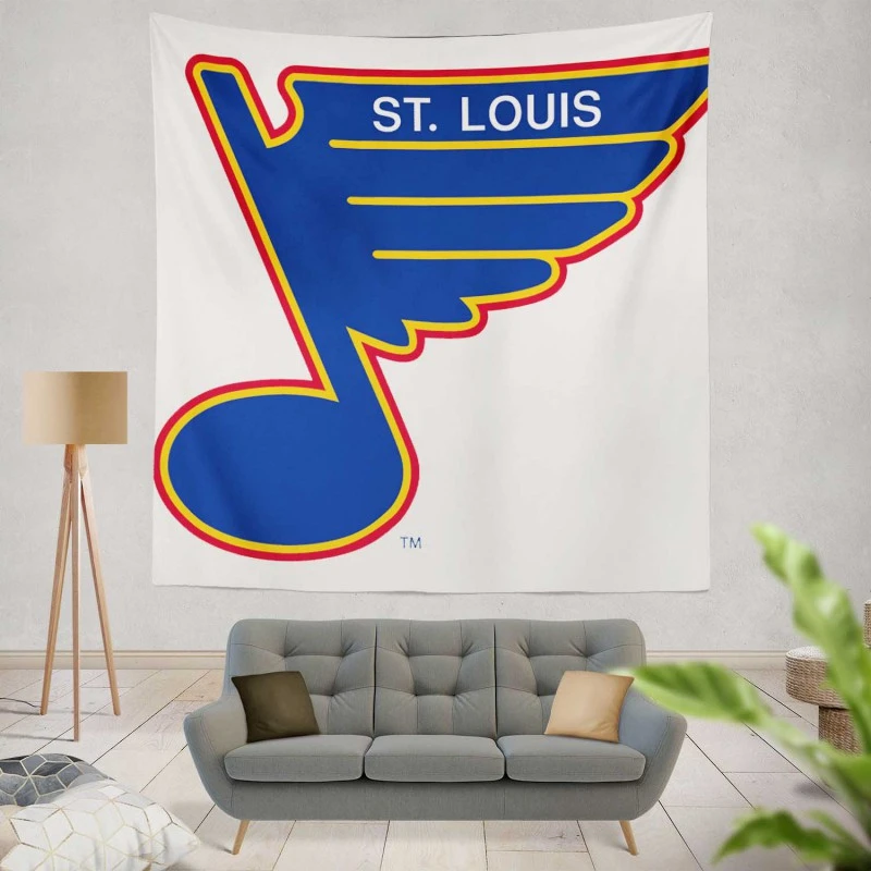 Professional NHL Hockey Club St louis Blues Tapestry