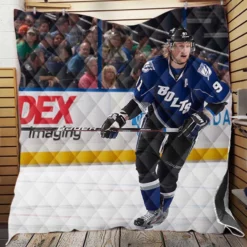 Professional NHL Hockey Player Steven Stamkos Quilt Blanket