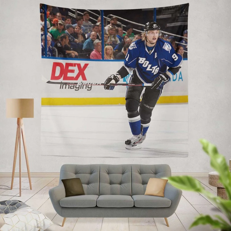 Professional NHL Hockey Player Steven Stamkos Tapestry