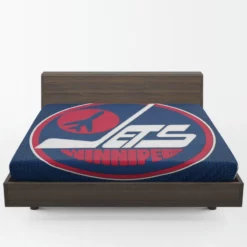 Professional NHL Hockey Player Winnipeg Jets Fitted Sheet 1