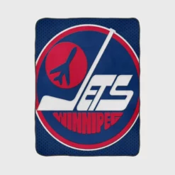 Professional NHL Hockey Player Winnipeg Jets Fleece Blanket 1