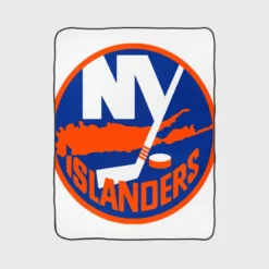 Professional NHL Hockey Team New York Islanders Fleece Blanket 1