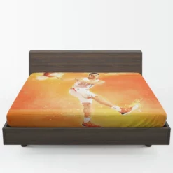 Professional Phoenix Suns Player Devin Booker Fitted Sheet 1