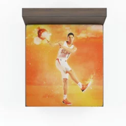 Professional Phoenix Suns Player Devin Booker Fitted Sheet