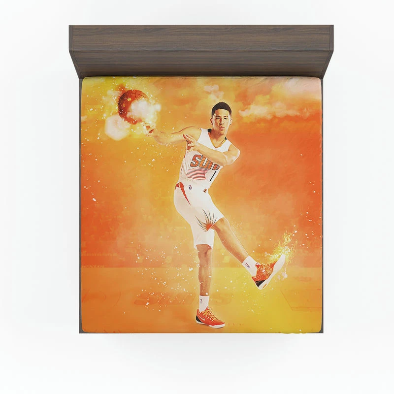 Professional Phoenix Suns Player Devin Booker Fitted Sheet