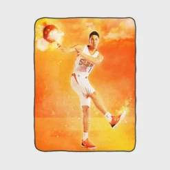 Professional Phoenix Suns Player Devin Booker Fleece Blanket 1