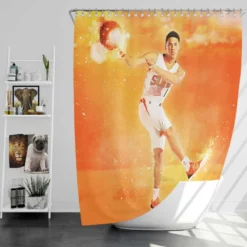 Professional Phoenix Suns Player Devin Booker Shower Curtain