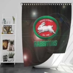 Professional Rugby Club South Sydney Rabbitohs Shower Curtain