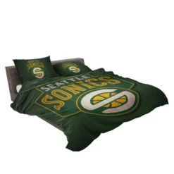 Professional Seattle Supersonics Basketball team Bedding Set 2