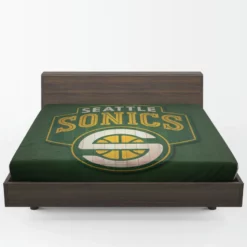 Professional Seattle Supersonics Basketball team Fitted Sheet 1