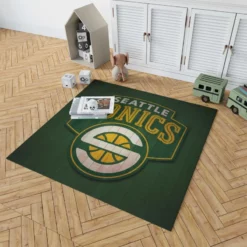 Professional Seattle Supersonics Basketball team Rug 1