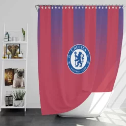 Professional Soccer Club Chelsea FC Shower Curtain