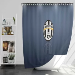 Professional Soccer Club Juventus FC Shower Curtain