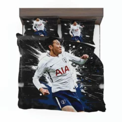 Professional Soccer Player Son Heung Min Bedding Set 1