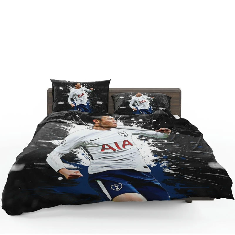 Professional Soccer Player Son Heung Min Bedding Set