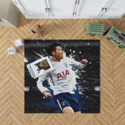 Professional Soccer Player Son Heung Min Rug